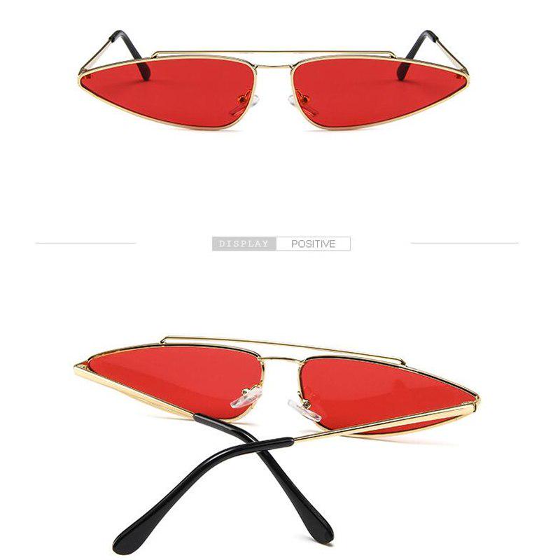 WTEMPO Cat Eye Sunglasses for Women 5 colors Twin Beam Sun Glasses Retro Alloy Frame Eye Protection