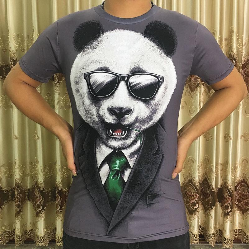 Personalized short-sleeved T-shirt large size men's clothes summer 3D digital printing T-shirt men