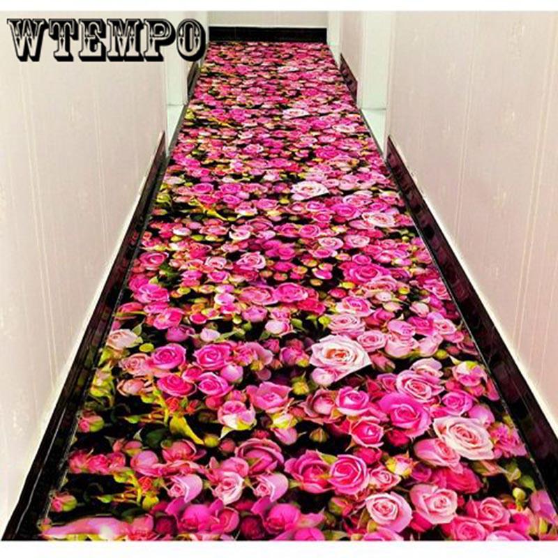 3D Printing Non-Slip Corridor Aisle Carpet Hotel   Kitchen Floor Mats For The Living Room