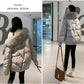 Korean Fashion Ladies Down Jacket Fox Fur Collar Thick Bread Jacket White Duck Down Short Down Jacket
