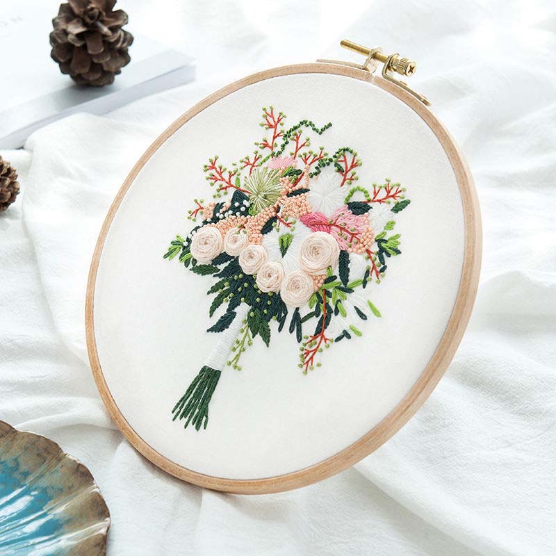 Three-dimensional Embroidery Diy Student Handmade Creative Adult Material Package French Ribbon Embroidery Su Embroidery Beginner Kit
