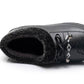 Winter Leather Women's Cotton Shoes Waterproof Cloth Shoes Fleece Warm Cotton Boots