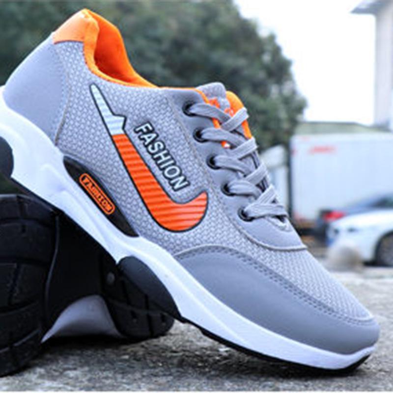 Men Air Cushion Sneakers Non-slip Basketball Shoes Breathable Wear-resistant Mesh Running Shoes