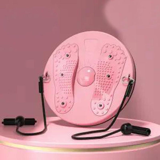 Twisting Plate Home Thin Waist Slimming Artifact 3D Magnetic Therapy Waist Twisting Machine Slimming Belly Shaping Sports Equipment with Drawstring