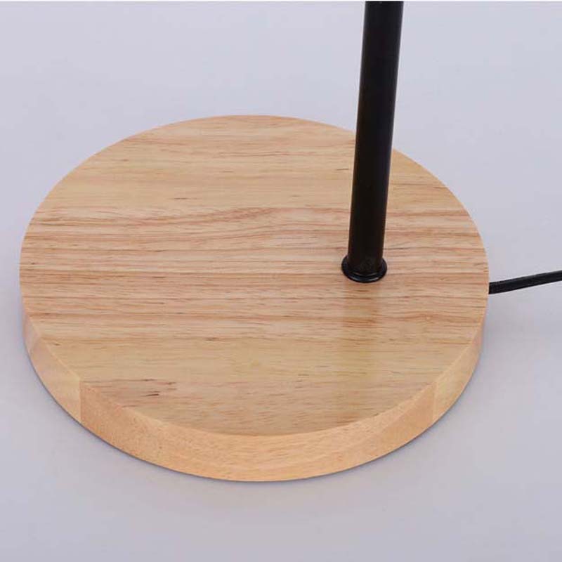 Simple and Creative Log Work and Study Small Table Lamp Modern Literary Personality Bedroom Bedside Lamp