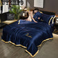 Summer Solid Color European Four-piece Bedding Comfortable Bedroom Home Supplies