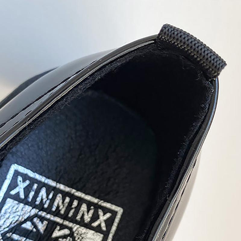 Japanese Women's Small Leather Shoes Korean Style All-match Retro British Style Leather Shoes Thick-soled Round-toe Thin Women's Shoes