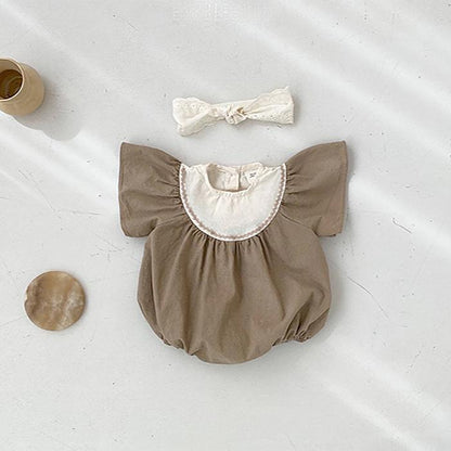 Korean Style of Children's Set Children's Climbing Suit Children's One-piece Clothes Summer Clothes Girls' and Boys' Newborn One-piece Pants