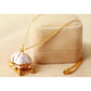 European and American Retro Jewelry Fairy Rila Magic Pumpkin Car Necklace