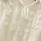 Chiffon Shirt Large Size Loose Women's Top Fashion Casual Hollow Lace Up Short Sleeve Top