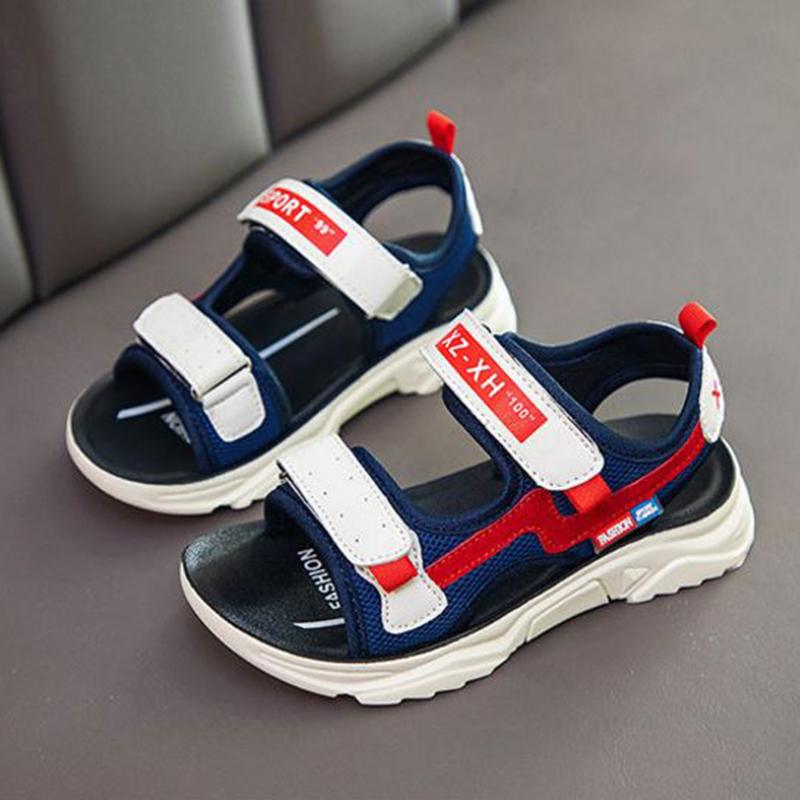 Children's Sandals Open-toed Soft-soled Non-slip Beach Shoes Large Children's Student Shoes Boys Children's Shoes Summer