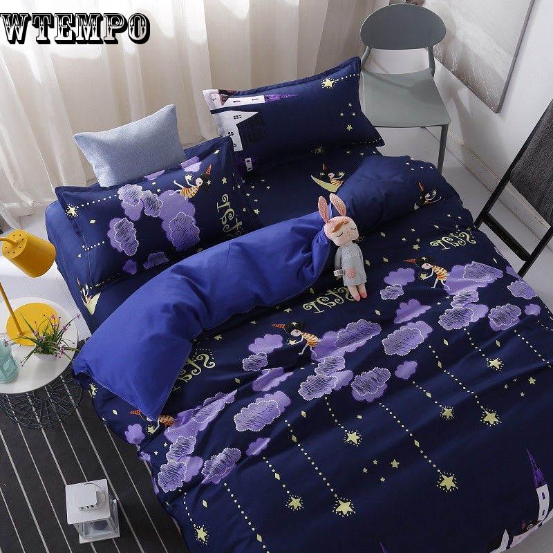 Home textile comfort 4pcs bedding soft warm skin-friendly bedding set