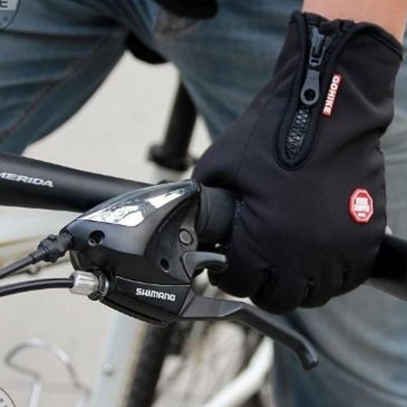 Unisex Touch Screen Four Seasons Warmth Bicycle Skiing Outdoor Camping Hiking Mountaineering Motorcycle Gloves Sports Full Finger