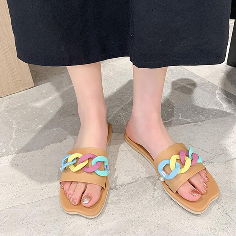 Slippers Women's Outerwear Summer Fashion Sandals Girls Heart Beach Shoes Slippers Women