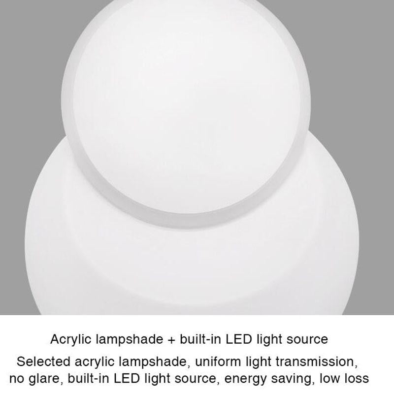 LED Wall Lamp 360 degree rotation adjustable bedside lights creative wall lamp aisle round lamp