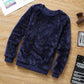 Double-sided Plus Fleece Sweatshirts Men's Korean Version of Loose Tide Autumn Trend Large Size Warm Men's Youth Sweater