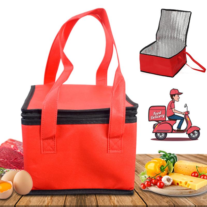 8/10/12 Inch Pizza Delivery Bag Insulated Thermal Food Storage Holder Outdoor Picnic