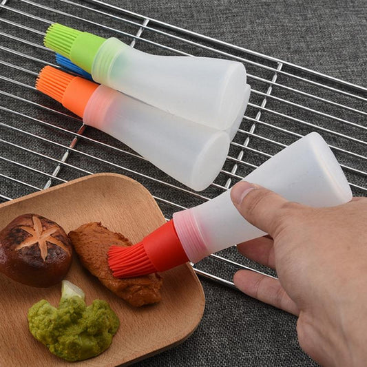 Baking Brush High Temperature Resistant Silicone Brush Barbecue Brush Kitchen Oil Brush