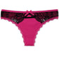 6pcs/set of Pure Cotton Underwear Women T-back Sexy Fashion Plus Size Thong Lace Solid Color Underwear
