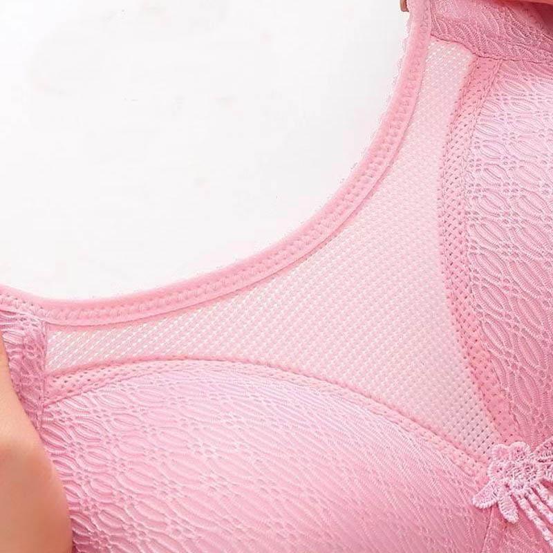 Thin Underwear Women's No Steel Ring Bra Gather Adjustment Type Upper Collection Auxiliary Breast Sexy Anti-glare Anti-sagging Shaping Bra