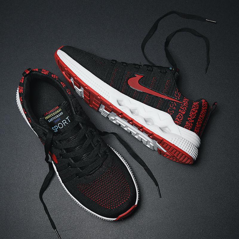 Summer Net Shoes Men's Shoes Trend Men's Sports Shoes Casual Breathable Student Running Shoes