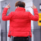Thicken Warm Stand-up Collar Winter Coat Men's Cotton-padded Clothing Fashion Self-cultivation Slim Winter Clothes