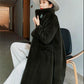 Mink Velvet Coat Women's Mid-length Faux Fur Coat Quilted Thickened Women's Coat