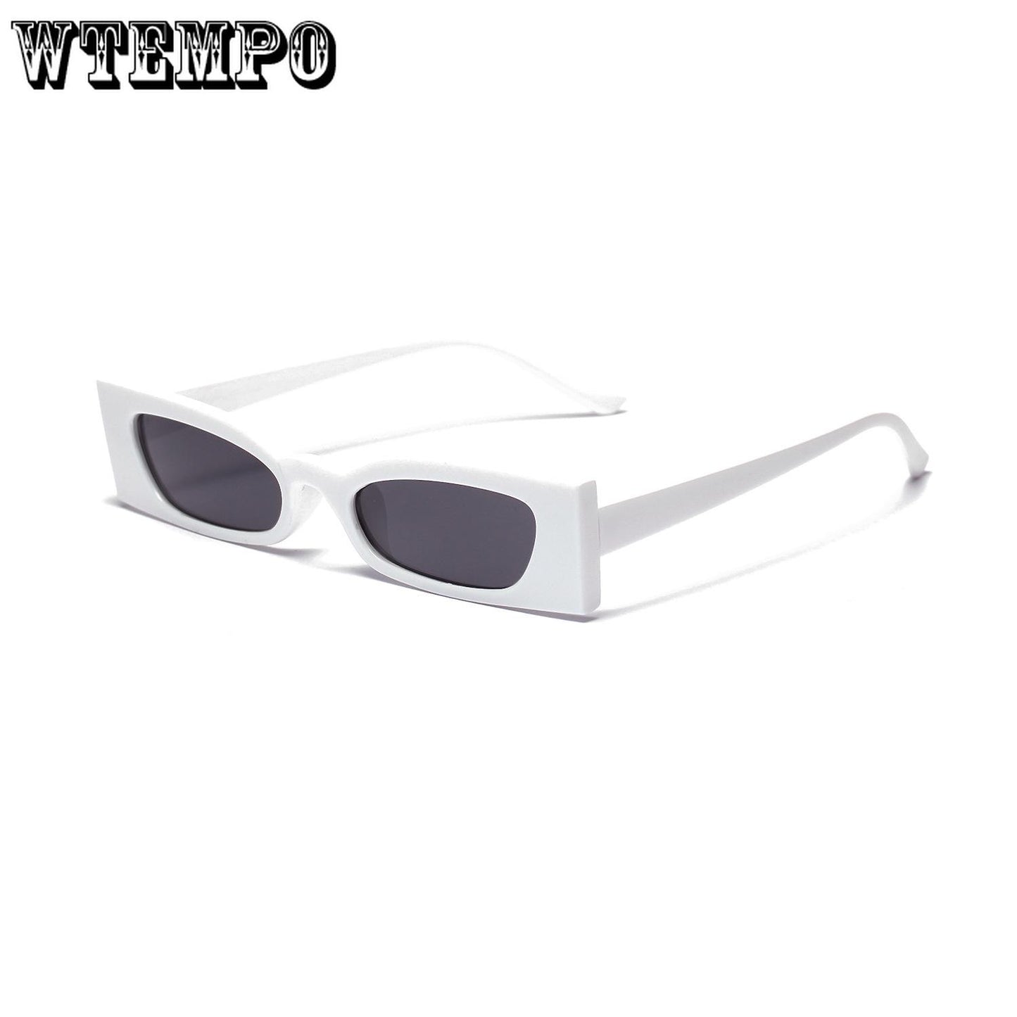 WTEMPO Cat Eye Sunglasses Small Frame Sunglasses Cool Men's Glasses Women's Sunglasses