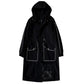 Men Large Size Windbreaker Spring Hooded Coat Casual Loose Top Solid Color Comfortable Jacket Long