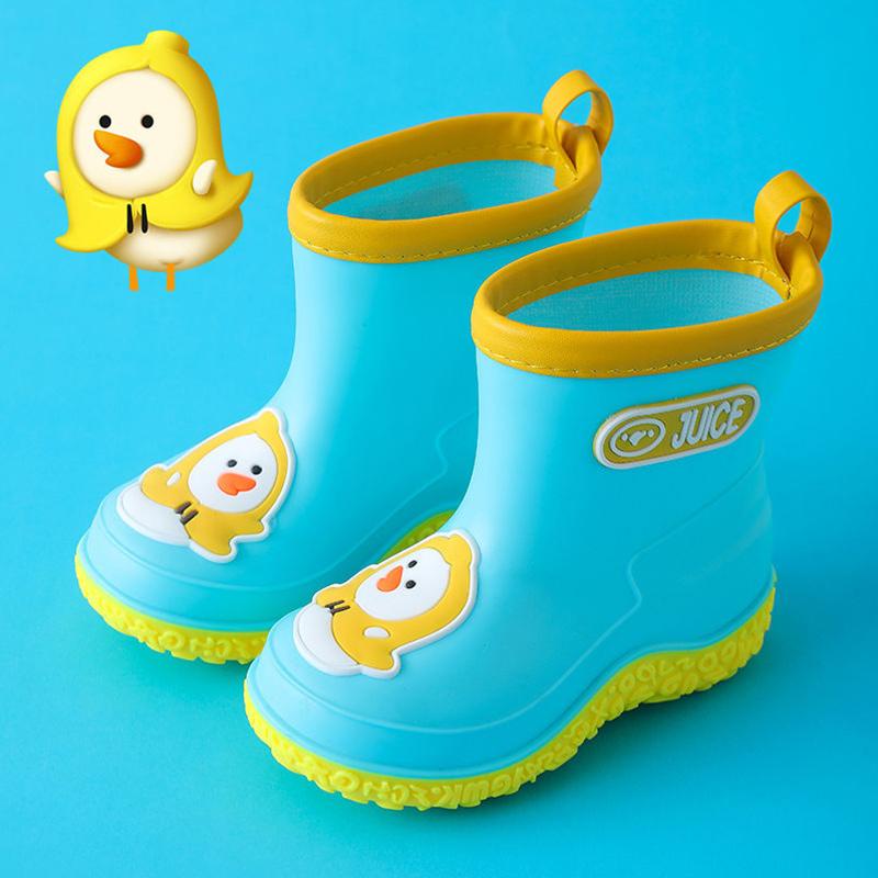 Baby Rain Boots Summer Cartoon Fruit Non-slip and Waterproof Children's Students Infant Men and Women Baby Children's Rain Boots