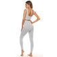 Women's Yoga Clothing Set Seamless Thread U-Shaped Beautiful Back Sports Bra Tight Hip Lift Yoga Pants Set Gym Training Set Sports Suit