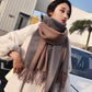 Women Scarf Thicken Warm Shawls and Wraps Lady Long Cashmere Pashmina Scarves
