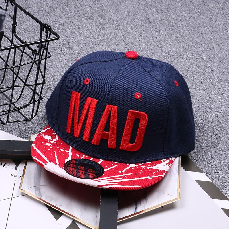 Trend Hat Snapback Cap Kid Boys Girls Letters Baseball Caps Flat Hip Hop Cap