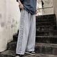 Spring and Autumn Korean Sports Casual Pants Loose Straight Letter High Street Boys and Girls' Pants