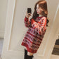 Fall/winter Mid-length Maternity Fashion Plus Size Dress