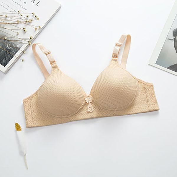 Gather Sexy Comfortable Breathable Bra Women's Bra Without Steel Ring Thin Anti-sagging and Breathable Underwear
