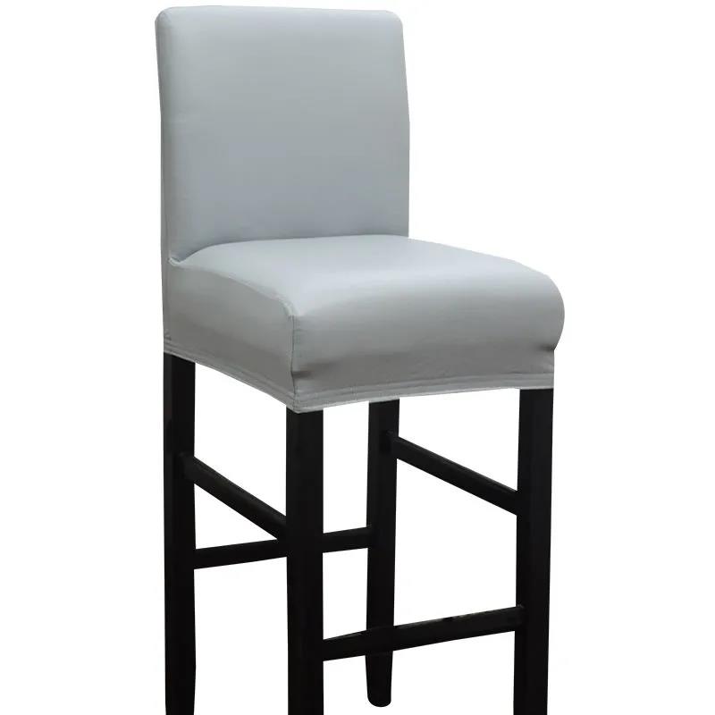 PU Leather Waterproof and Stain-resistant Chair Cover Wipeable Disposable Chair Cover Cover Bar Household High-leg Dining Table and Chair Cover