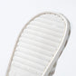 Men and Women Four Seasons Linen Thick-soled Slippers Couple Horizontal Stripes Simple Home Bedroom Slippers Floor Confinement Shoes