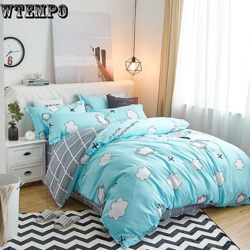 Home Textiles Comfortable Breathable Covers Sheets Pillow Cases 4pcs