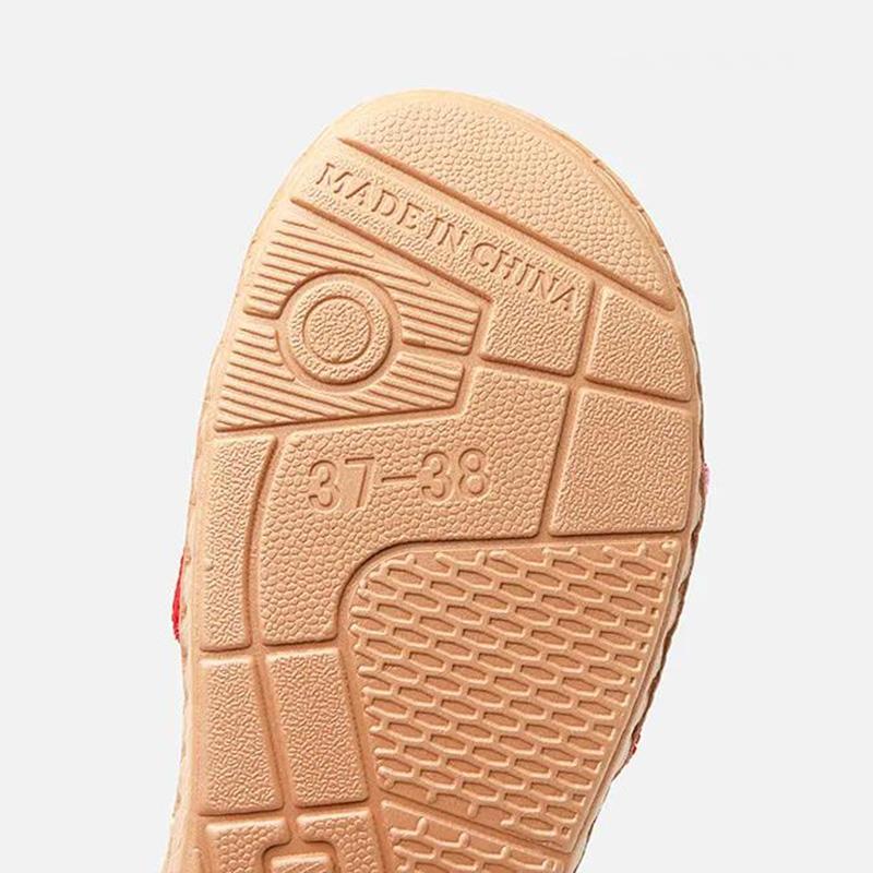 Summer Men and Women Couple Slippers Check Linen Slippers Sweat-absorbent Non-slip Ultra-light Sandals and Slippers Comfortable Home