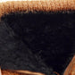 Autumn and Winter Short Mid-high Heel Round Toe Women's Shoes Side Zipper Woolen Cotton Boots