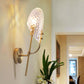 Copper wall lamp post modern light luxury living room study bedroom bedside wall lamp aisle lamp