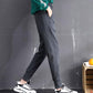 Gray Harem Pants Korean Version Plus Velvet Sweatpants Women Winter Loose Plus Velvet Thick Casual Pants All-match Winter Cotton Trousers