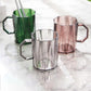 Tooth Cup Solid Color Ins Mouthwash Cup Transparent Tooth Cup Mouthwash Cup Household Couple Wash Cup