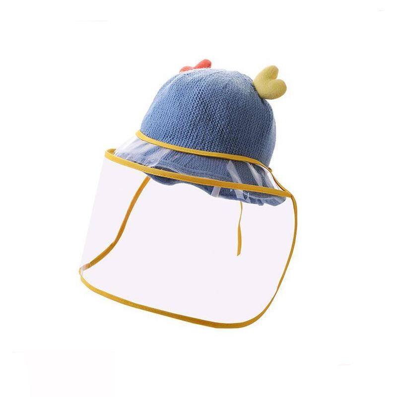 Baby Out Protective Cover Baby Anti Droplet Cap Winter Children's Mask Wool Protective Cap Wind Proof Detachable