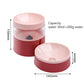 Cat Bowl Double Bowl Anti-overturning Dog Food Basin Cat Water Dispenser Automatic Water Storage Unplugged Non-slip Water Food Dispenser