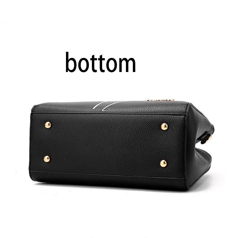European and American style Shoulder Handbag Trendy wild Patent leather bag Big capacity