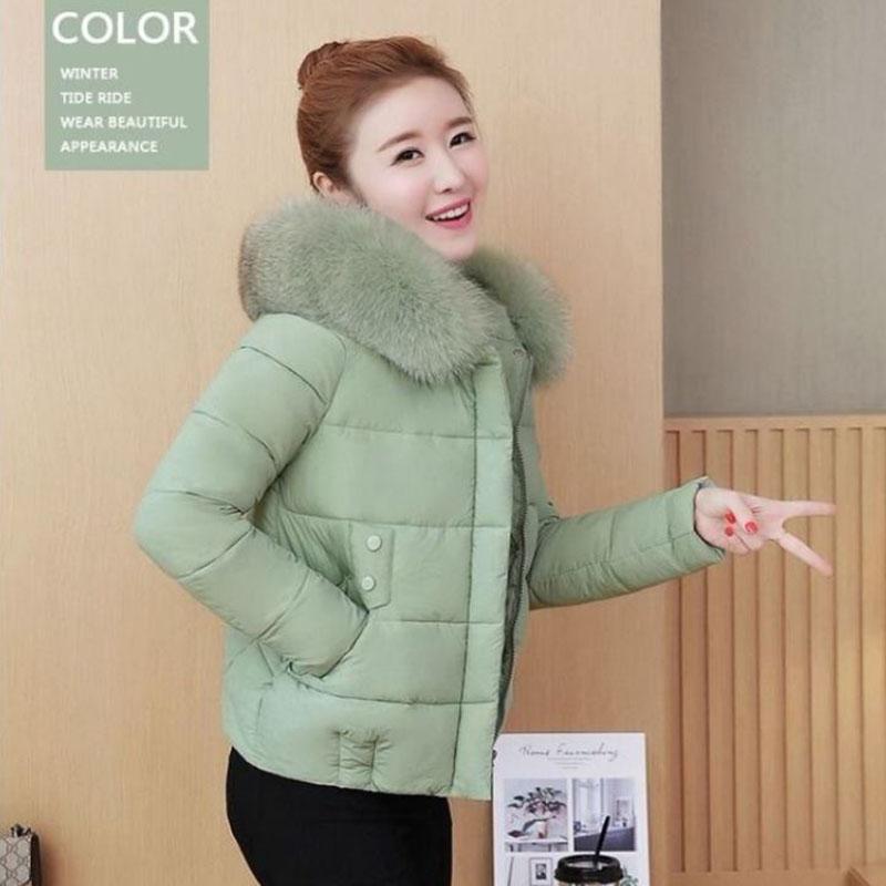 Winter Down Jacket Korean Loose Padded Jacket Jacket Short Warm Hooded Down Jacket