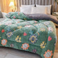 Super Warm Lamb Quilt Winter Blanket 5Kg Double-sided Velvet Quilt Thickened Warm Plush Comforter Core