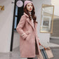 Women Coat Autumn Winter Faux Fur Jacket Coat Women Plush Overcoat 2019 Office Ladies Long Sleeve